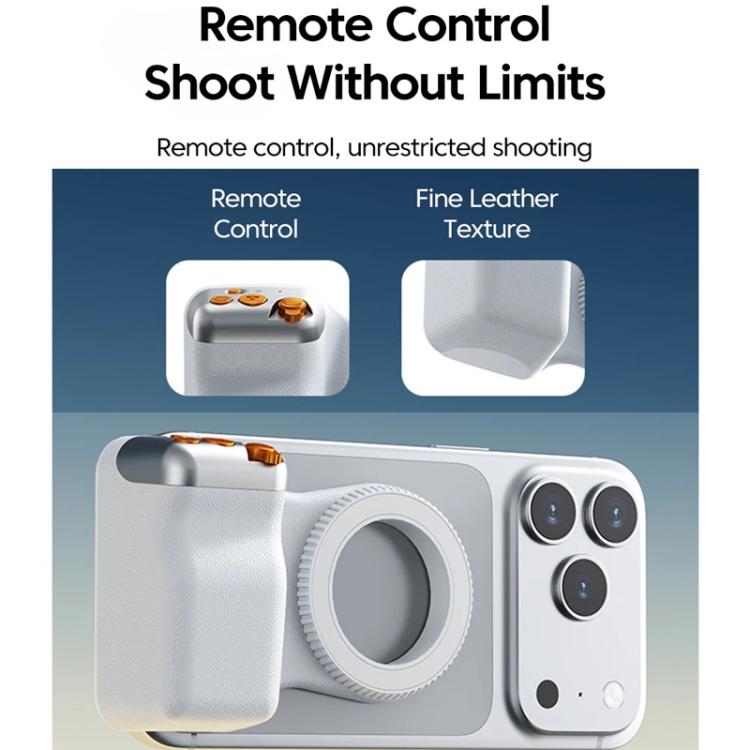 Magnetic Mount Camera Assistant Wireless Bluetooth Remote Zoom Photo Handheld Stabilizer