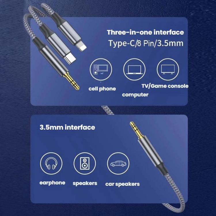 3 In 1 3.5mm Audio Cable Speaker Adapter — view 9