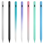 For IPad 2018 Or Later Three-LED Power Indicator Anti-Misclick Tilt-Sensitive Pressure-Sensitive Active Capacitive Stylus — Sky Blue