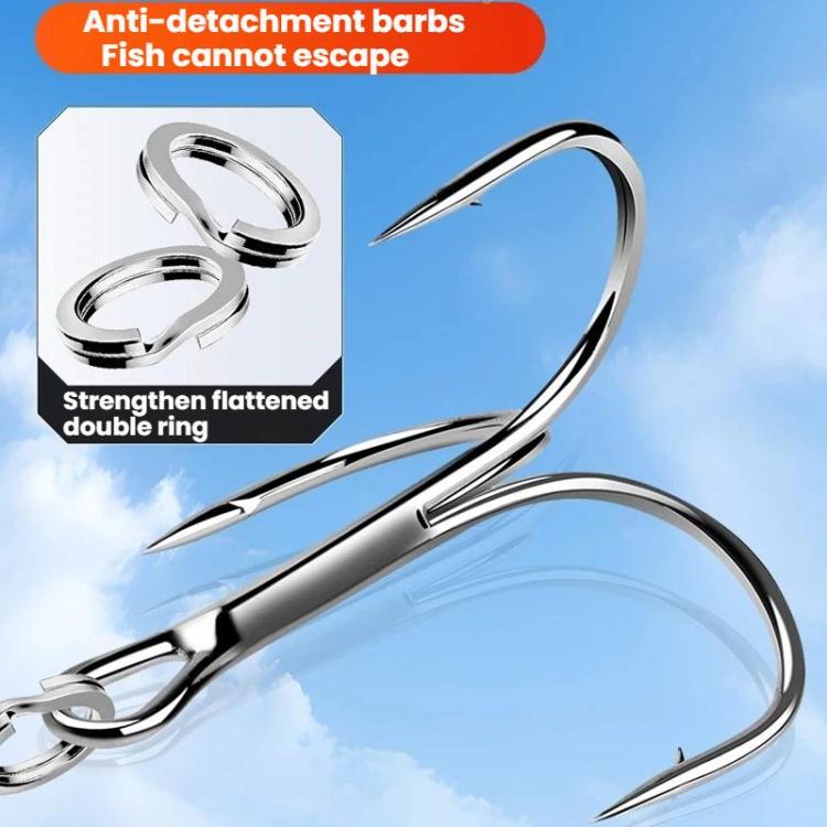 24pcs /Box Lure Triple-Hook Flashbait Fishing Tackle — view 4