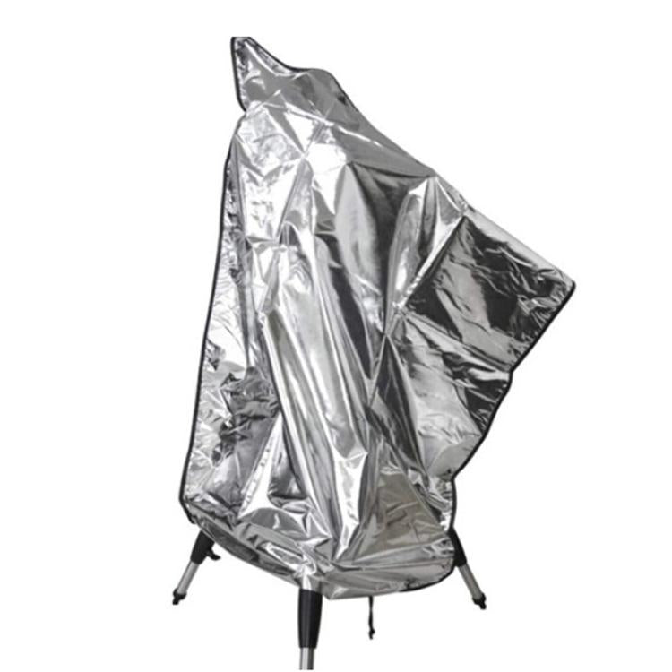 Astronomical Telescope Cover Universal Waterproof Dust Shield 420D Oxford Fabric Protective Cloak — Black