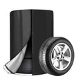 Universal Dust Proof Tire Shield Protective Tarp for Vehicle's 4 Tires Waterproof 420D Oxford Fabric