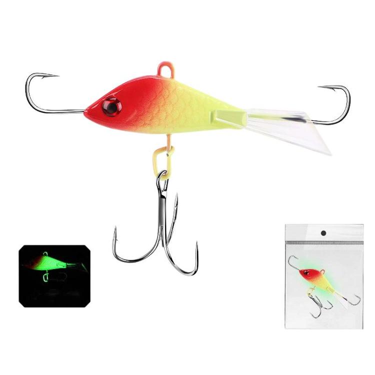 Ice Fishing Balanced Lure Model B 7.4cm 15g Lure Small Metal Minnow — No. 4 Bagged