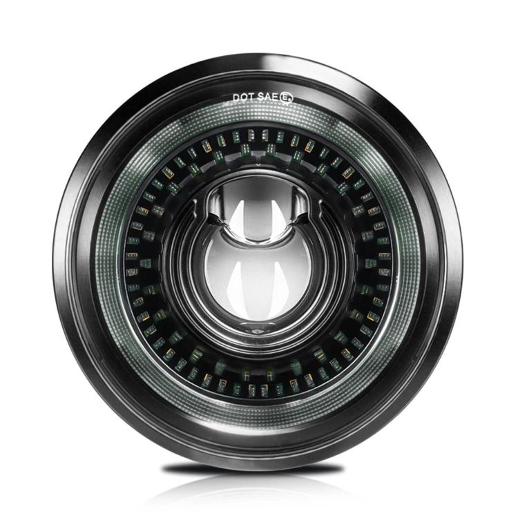 5.75-Inch High-Power Motorcycle Starry Sky Flowing Aperture Cut-Line Headlight