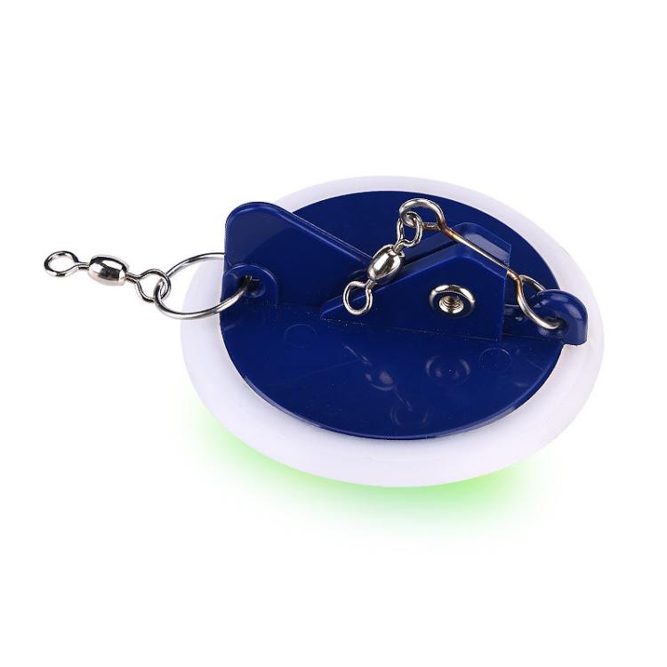 Trolling Disc ABS Luminous Connector Fishing Gear Boat Fishing Saltwater Fishing Accessories — Small Orange