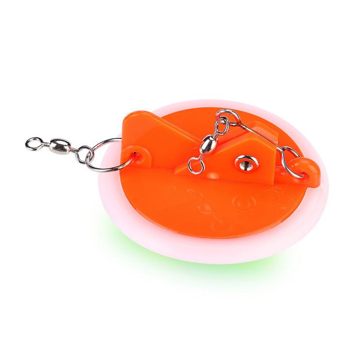Trolling Disc ABS Luminous Connector Fishing Gear Boat Fishing Saltwater Fishing Accessories — Large Green