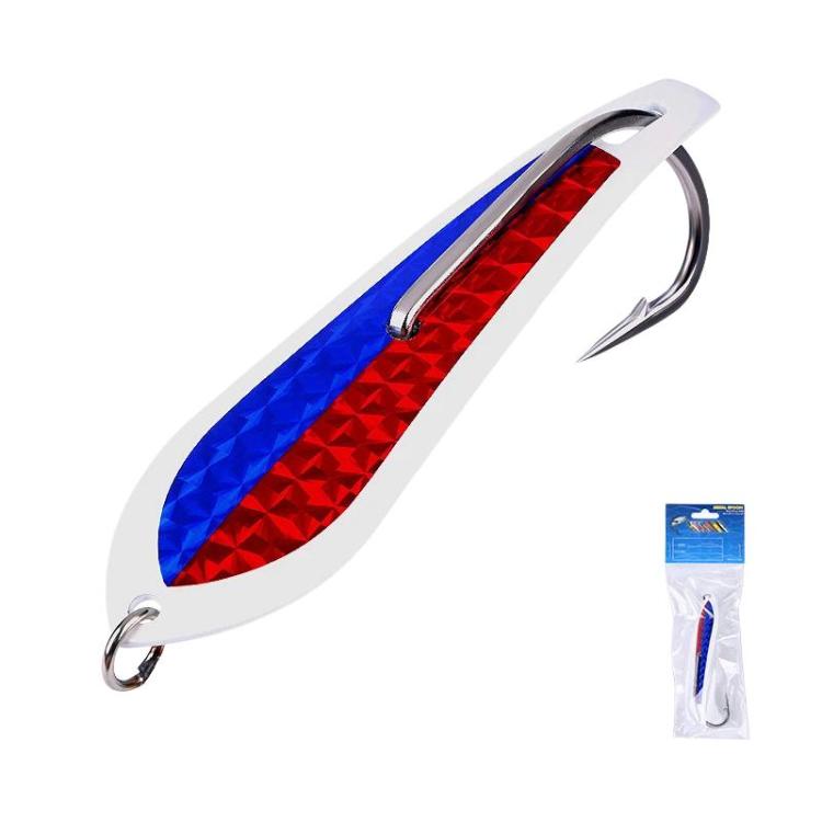 Trolling Bow-Tip Hook Stainless Steel Deep-Sea Boat Fishing High-Visibility Spinnerbait — No. 1