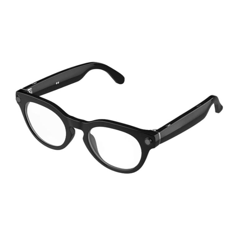 V03-T6 Smart Glasses Support 8MP Camera, Video Recording, Audio Recording & AI Translation — Black