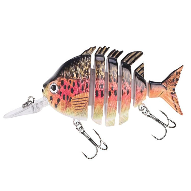 6-Segment Sinking Lure Hard Bait — B Style 1