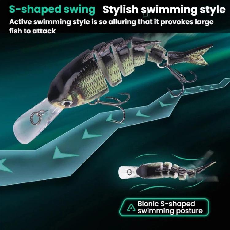 6-Segment Sinking Lure Hard Bait — view 8