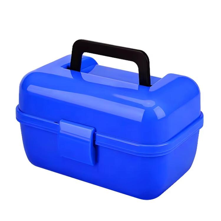 Mini Carry Lure Fishing Tackle Small Tools Case Double-Layer PP Storage Box — Green