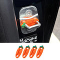 2packs Car Door Lock Cover Clip Silicone Cushioning Noise Reduction Anti-collision Pads