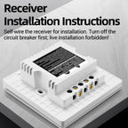 ANENG Remote Control Wireless Smart Home Lighting Panel