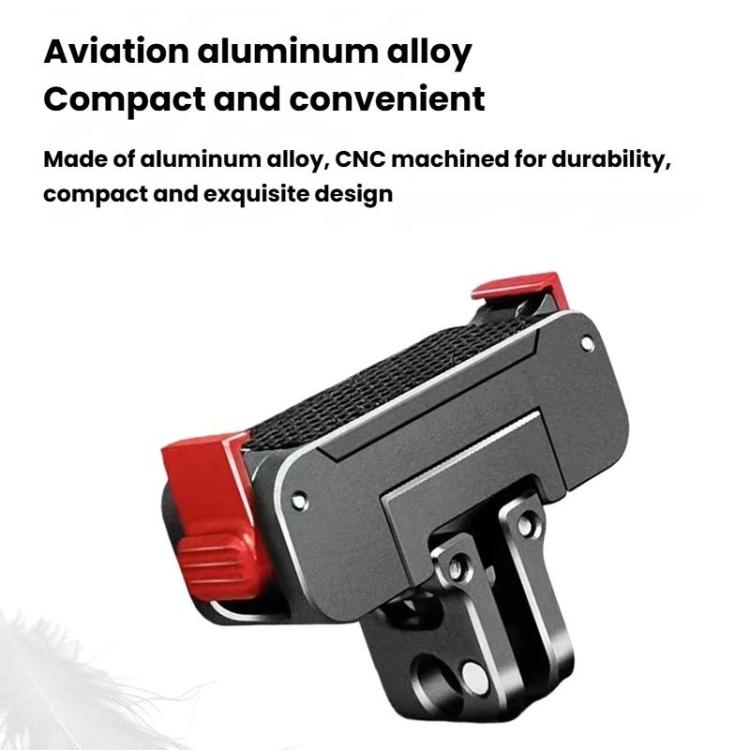 Aluminum Alloy Magnetic Rotating Quick-Release Mount Action Camera Accessories — For Osmo Action 6 / Nano