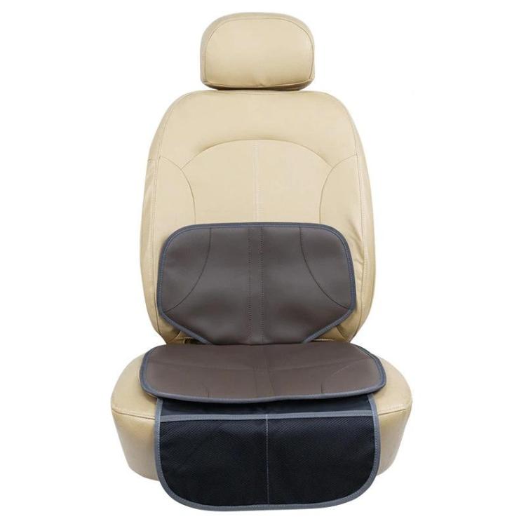 Child Safety Seat Anti-Wear Anti-Slip Booster Pad — Beige