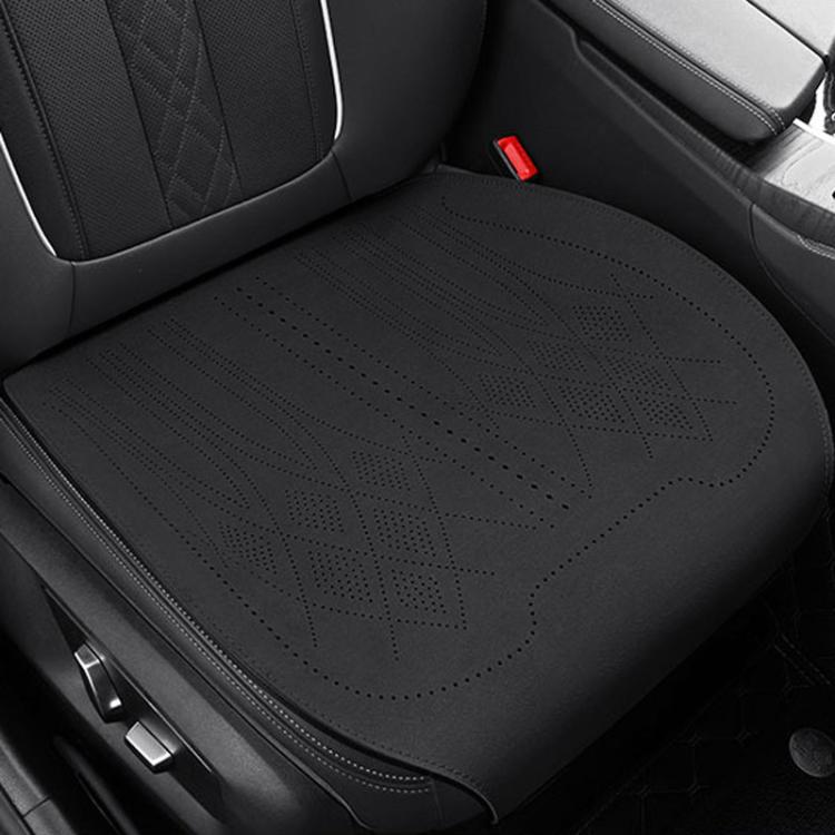 ZD25A Universal Suede Car Seat Cushion Summer Breathable Double-Sided Seat Pad