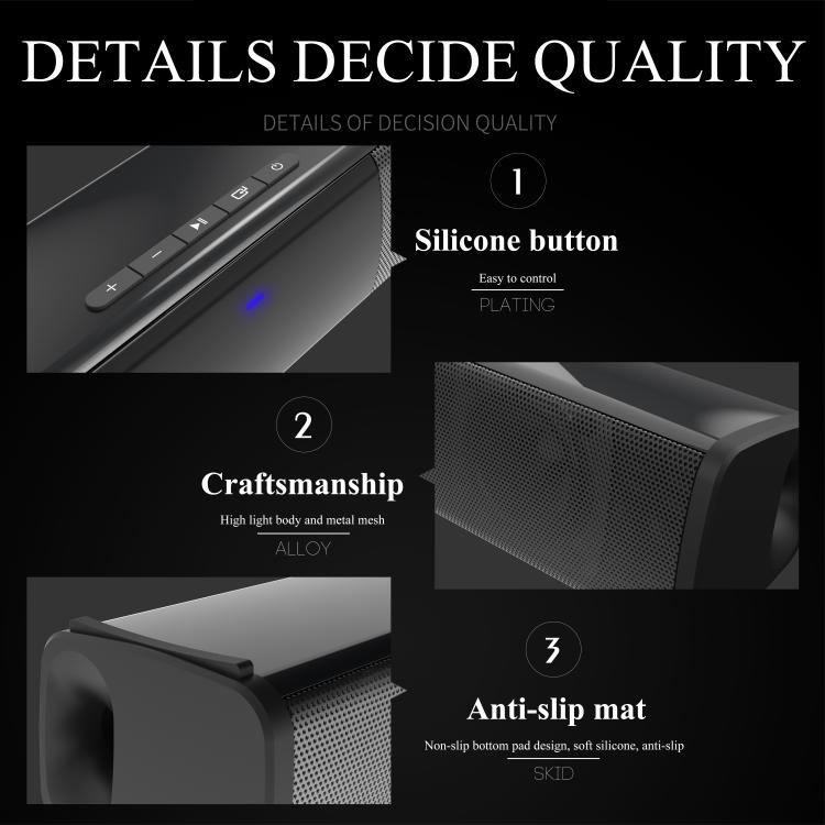 Computer Surround Dual-speaker Subwoofer Bluetooth Speaker — view 8