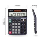 OSALO DJ-140D Check & Correction Calculator 14 Digits with 112-Step Review Solar Power for Office Accounting and Finance — view 7