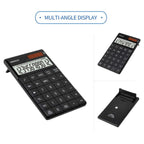 OSALO A-1T Tax Calculator with 12-Digit Display, Flip-Up Stand & Solar/ Button Battery Dual Power — view 3