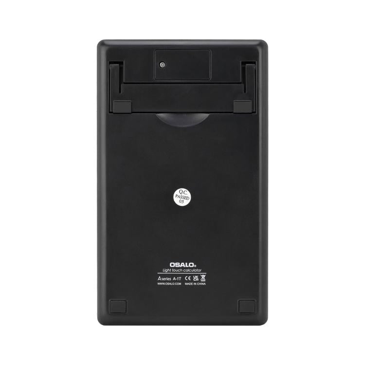 OSALO A-1T Tax Calculator with 12-Digit Display, Flip-Up Stand & Solar/ Button Battery Dual Power — view 4