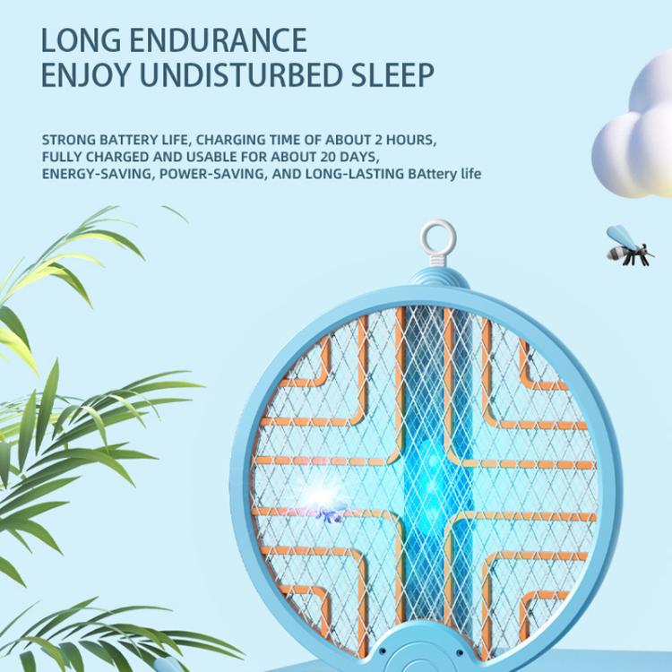 2-in-1 Folding Mosquito Zapper & Bug Zapper Lamp UV Light Attraction & Electric Shock Support Wall Mount/Handheld/Stand — view 14