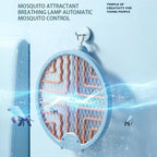 2-in-1 Folding Mosquito Zapper & Bug Zapper Lamp UV Light Attraction & Electric Shock Support Wall Mount/Handheld/Stand — view 6
