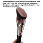 Oblique Flat Head Makeup Brush Trapezoid Contour Brush, Blush Brush, Foundation Brush — view 3