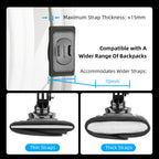 For DJI Osmo Pocket 3 / Action 6 / GoPro Backpack Shoulder Strap Bracket Clip — view 3