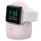For Apple Watch AhaStyle PT63 Silicone Charging Storage Stand Mini Charging Base, Without Charger