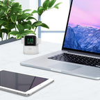 For Apple Watch AhaStyle PT63 Silicone Charging Storage Stand Mini Charging Base, Without Charger
