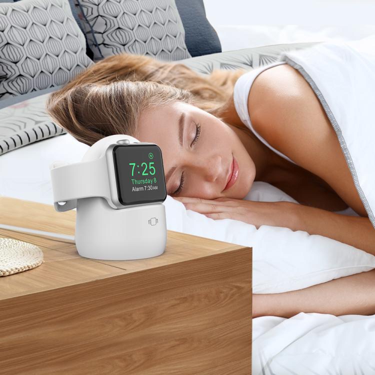For Apple Watch AhaStyle PT63 Silicone Charging Storage Stand Mini Charging Base, Without Charger
