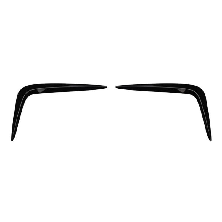 WK-902 2pcs For Toyota Corolla Cross 2025 Front Bumper Fog Light Anti-Collision Decorative Sticker — Electroplated Mirror Surface