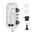 For Insta360 X5 Invisible Dive Case 45M/147ft Waterproof Underwater Housing With Seamless 360 Degree Stitching