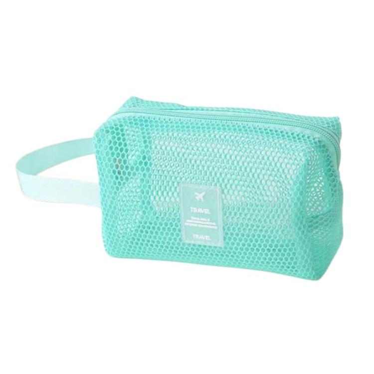 Mesh Multi-Functional Cosmetic Bag Large-Capacity Travel Makeup Storage Bag — Octopus Pink