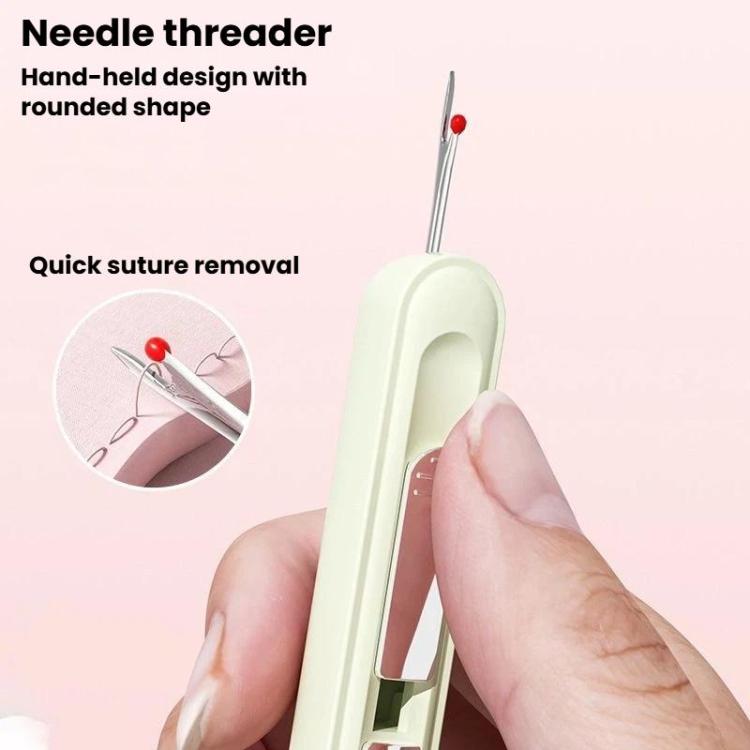 Multifunctional Portable Needle Threader Telescopic Thread Pick & Seam Ripper For Household Use — view 6