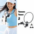 POV Neck Mount For Cell Phone & Action Camera Quick-Release Neck Holder With Extension Rod