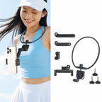 POV Neck Mount For Cell Phone & Action Camera Quick-Release Neck Holder With Extension Rod