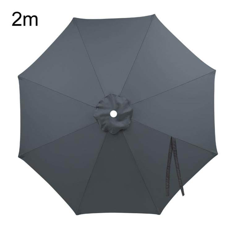 Universal Patio Umbrella Replacement Canopy UV30+ Protective Waterproof Polyester Fabric