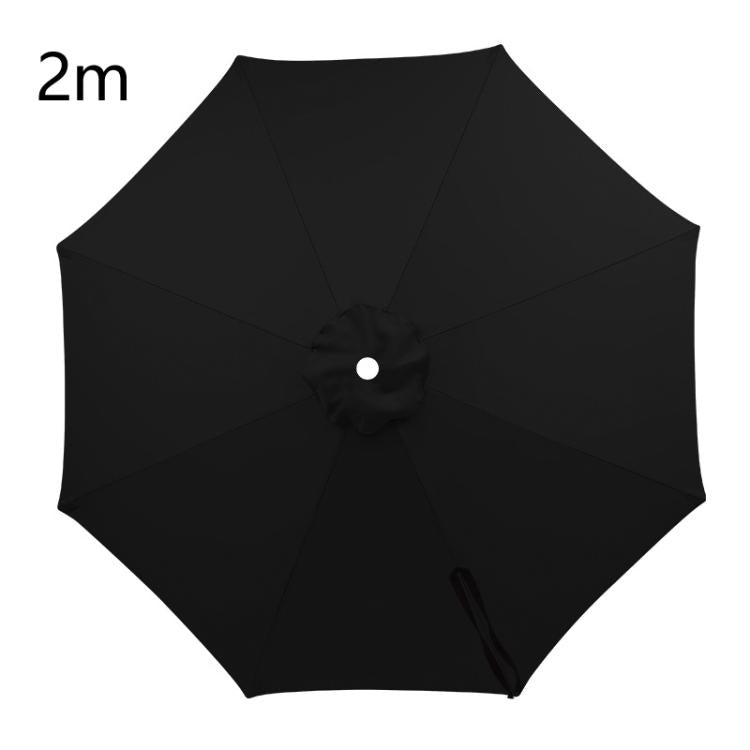 Universal Patio Umbrella Replacement Canopy UV30+ Protective Waterproof Polyester Fabric — 3.5m 8 Ribs