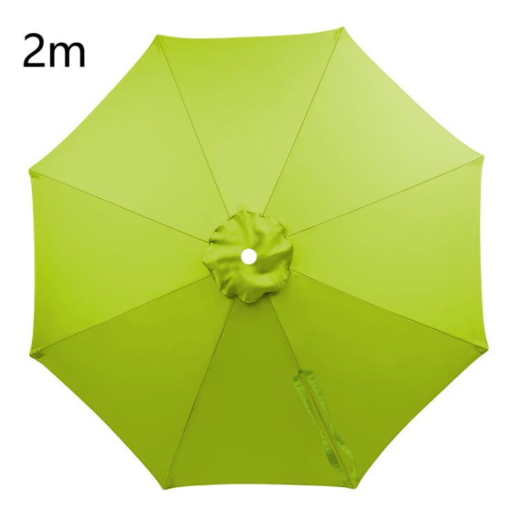 Universal Patio Umbrella Replacement Canopy UV30+ Protective Waterproof Polyester Fabric — Gray