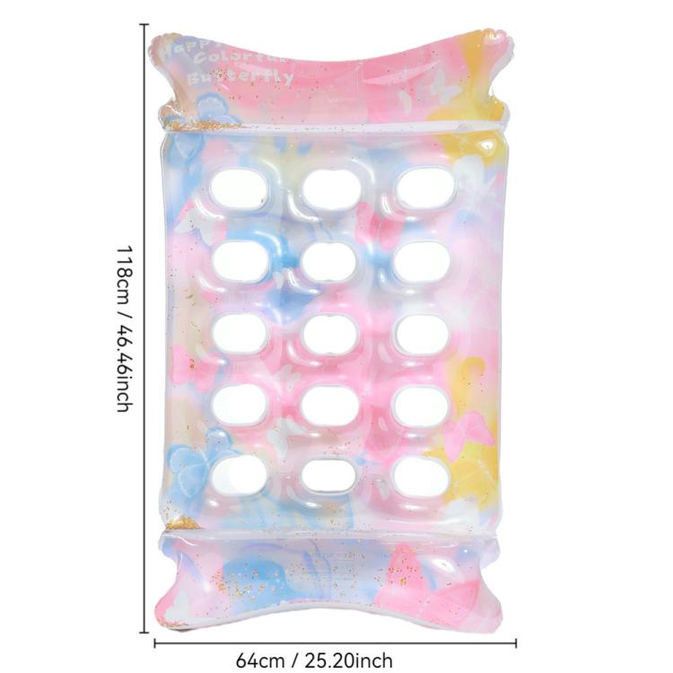 Inflatable Thickened Floating Bed Water Air Lounger — Mermaid Kids Size