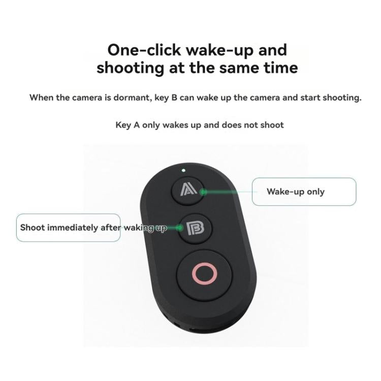 Action Camera Bluetooth Remote Control For Insta360 X5 / X4 / X3 / GO3S / Ace Pro2 — view 3