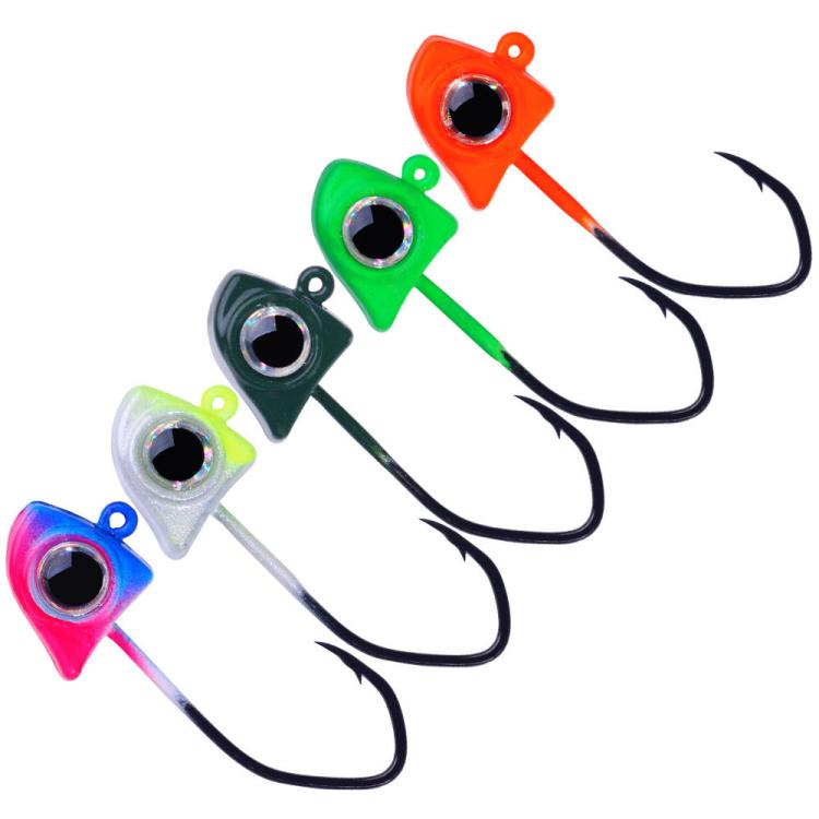 Micro Triangle Jig Head Hook Root Fishing Lure Mini Ultra Small Hook