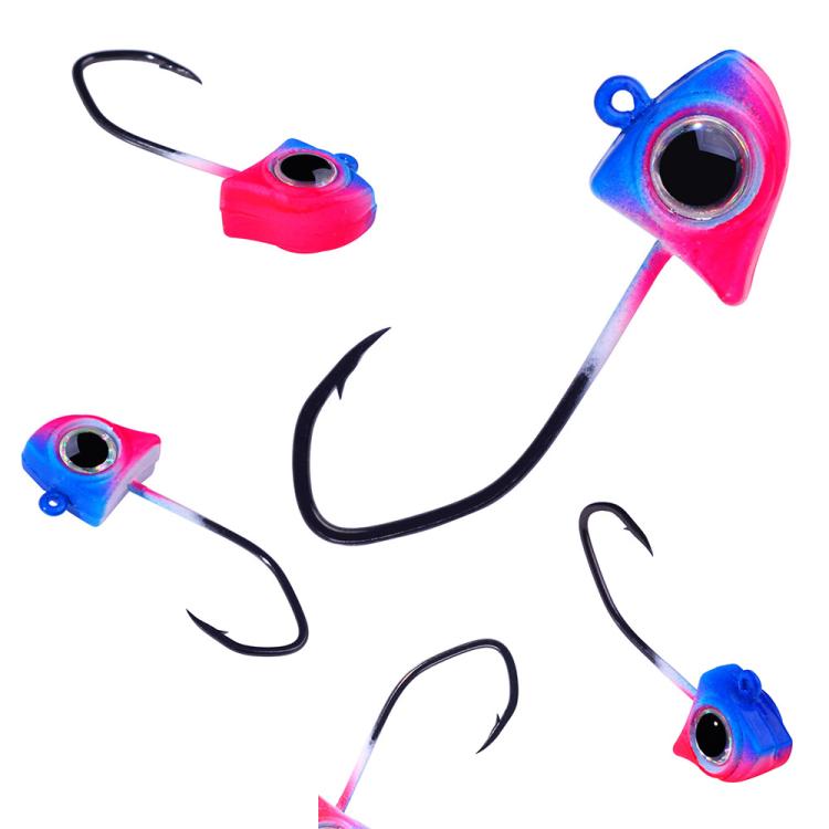 Micro Triangle Jig Head Hook Root Fishing Lure Mini Ultra Small Hook