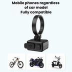 Q17 Bluetooth Riding Phone Remote Control Music Track Switch Remote For Motorcycle & Bicycle