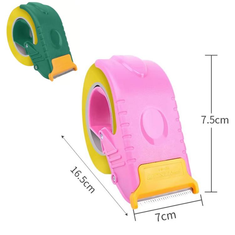 PROSUN Adjustable Width Tape Cutter Carton Sealing Tool — Green