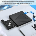 External DVD Drive USB 3.0 & Type-C Dual Interface Portable External Drive