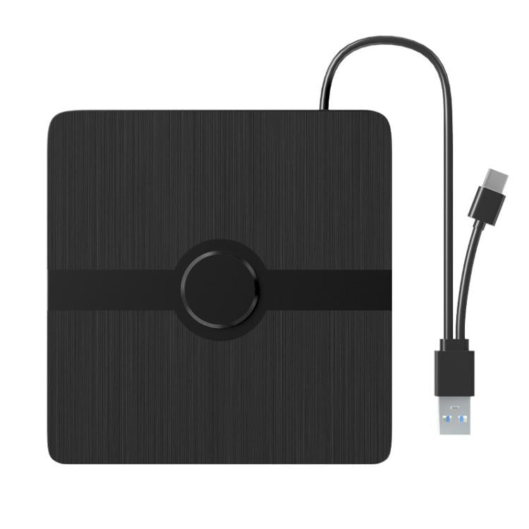 External DVD CD Writer Drive USB 3.0 & Type-C Portable Optical Disc Drive