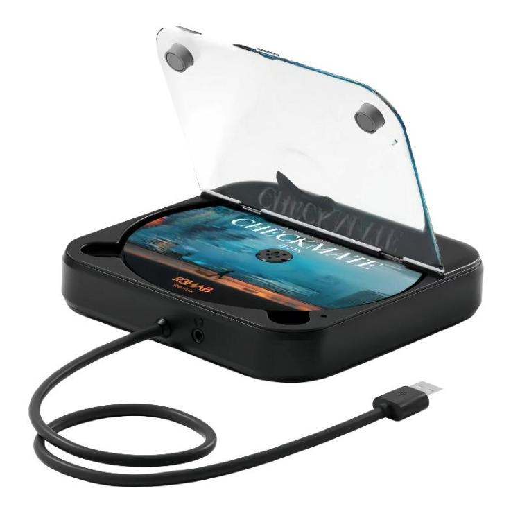 Multi-Functional Car External CD Player With USB Lossless Connection To HiFi Player — White