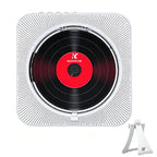 KUSTRON Home Wall-Mounted CD Player Bluetooth Speaker Music Player With Cover